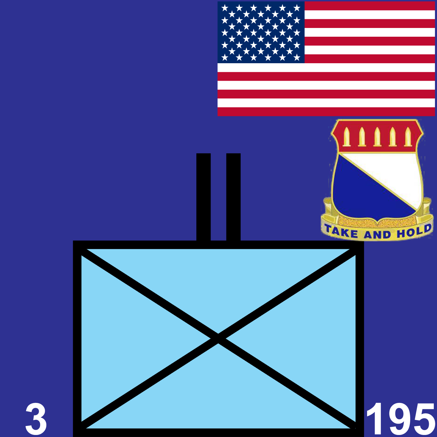 3d Battalion, 195th Infantry Regiment icon